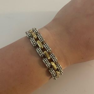 Lagos Jewelry, Gold Caviar Link Bracelet